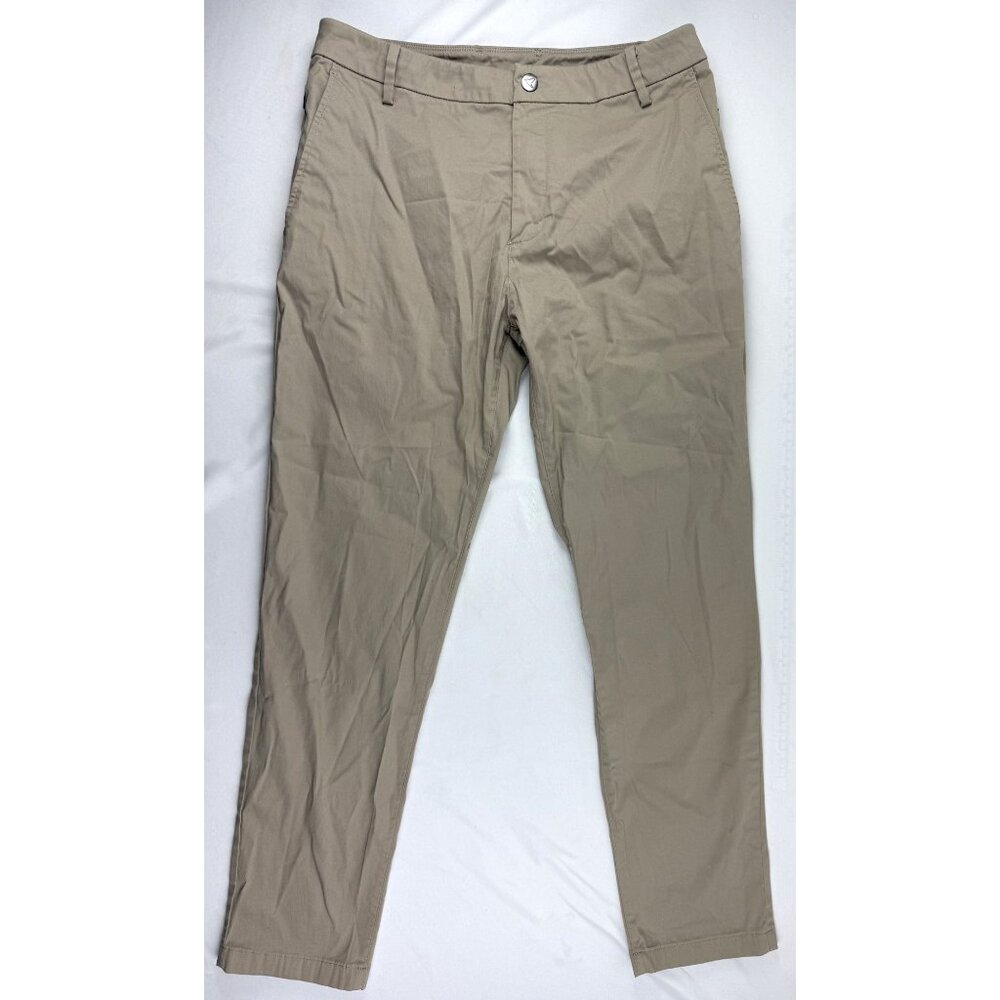 Birddogs Boom Pants Mens 32x30 Khaki Golf Performance Stretch Chino 1033